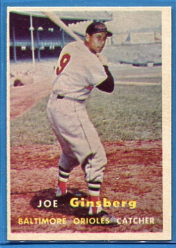 1957 Topps #236 Joe Ginsberg