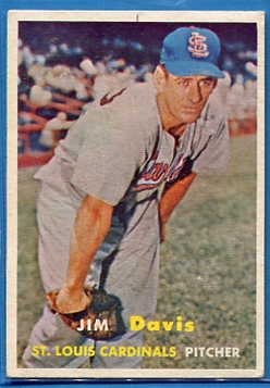 1957 Topps #273 Jim Davis