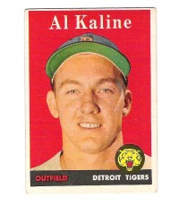 1958 Topps #70A Al Kaline front image