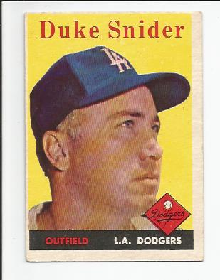 1958 Topps #88 Duke Snider