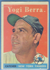 1958 Topps #370 Yogi Berra front image
