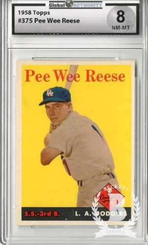 1958 Topps #375 Pee Wee Reese