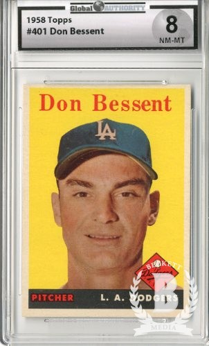 1958 Topps #401 Don Bessent
