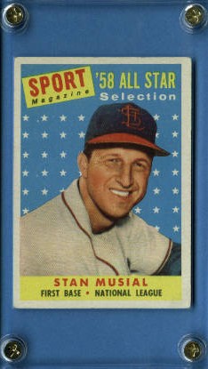 1958 Topps #476 Stan Musial AS TP