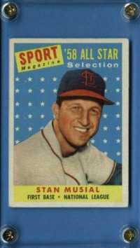 1958 Topps #476 Stan Musial AS TP front image