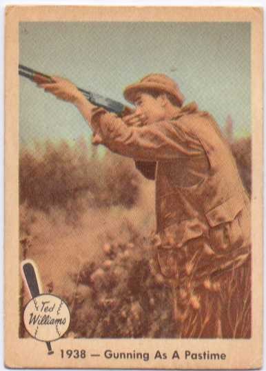 1959 Fleer Ted Williams #10 Gunning as Pastime