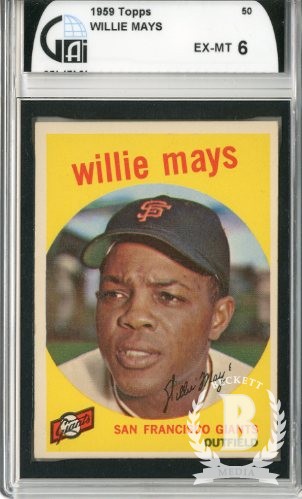 1959 Topps #50 Willie Mays