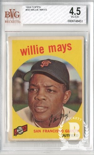 1959 Topps #50 Willie Mays