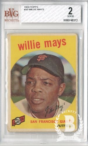 1959 Topps #50 Willie Mays