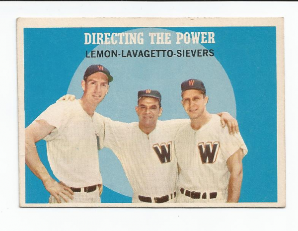 1959 Topps #74 Directing the Power/Jim Lemon/Cookie Lavagetto MG/Roy Sievers