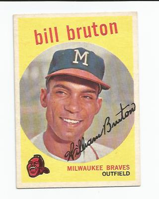 1959 Topps #165 Bill Bruton