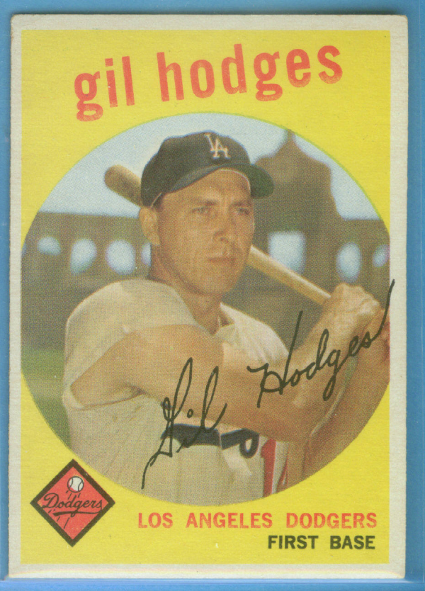 1959 Topps #270A Gil Hodges GB