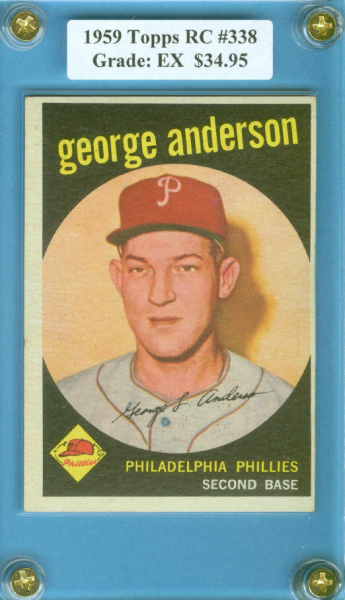 1959 Topps #338 Sparky Anderson RC