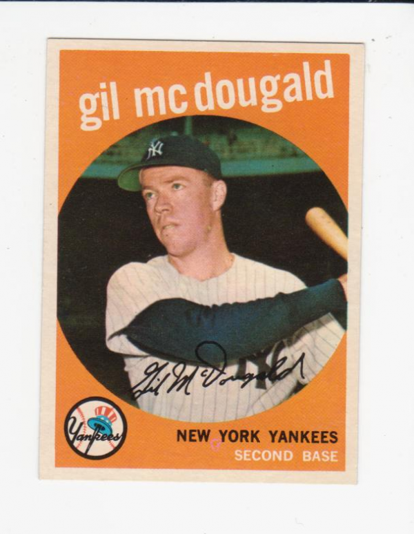 1959 Topps #345 Gil McDougald