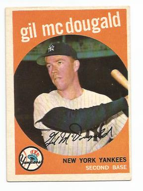 1959 Topps #345 Gil McDougald