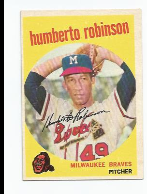 1959 Topps #366 Humberto Robinson
