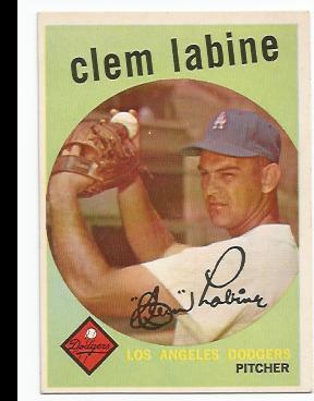 1959 Topps #403 Clem Labine