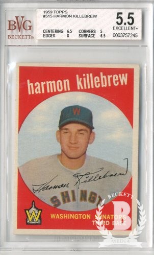 1959 Topps #515 Harmon Killebrew