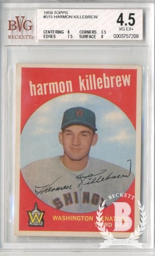 1959 Topps #515 Harmon Killebrew