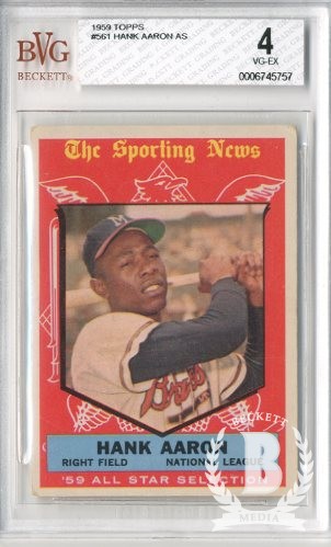 1959 Topps #561 Hank Aaron AS