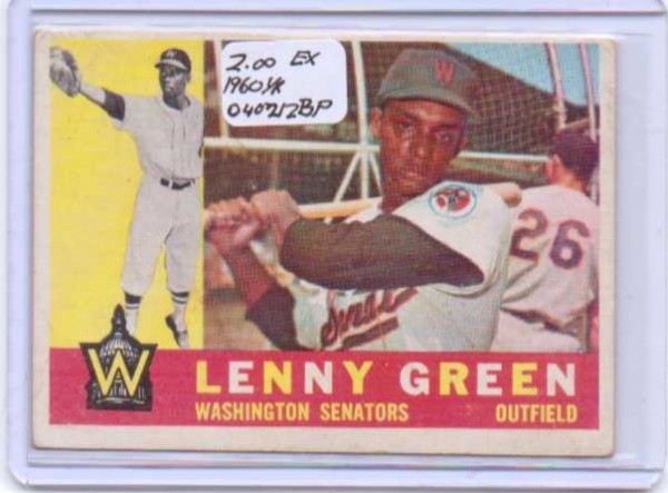 1960 Topps #99 Lenny Green