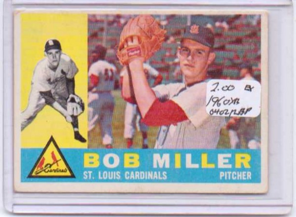 1960 Topps #101 Bob Miller RC