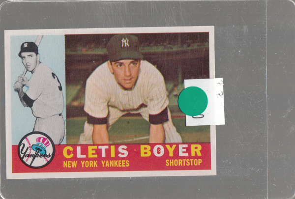 1960 Topps #109 Clete Boyer