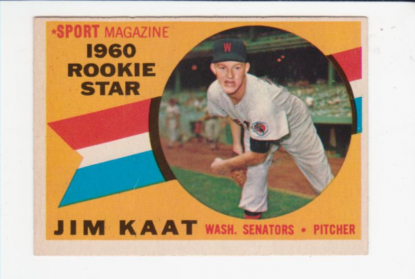 1960 Topps #136 Jim Kaat RS RC