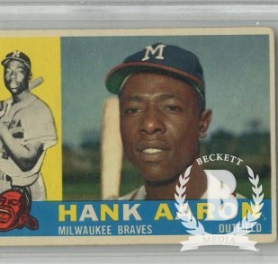 1960 Topps #300 Hank Aaron