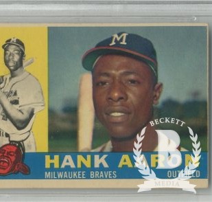 1960 Topps #300 Hank Aaron