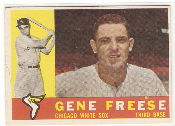 1960 Topps #435A Gene Freese WB