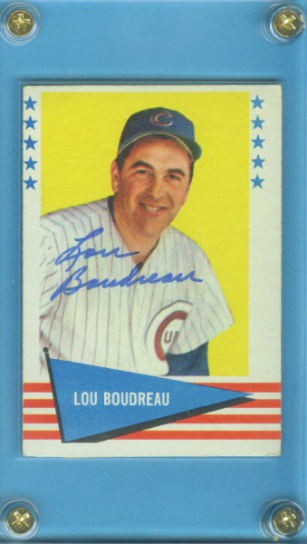 1961 Fleer #94 Lou Boudreau