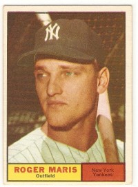 1961 Topps #2 Roger Maris front image