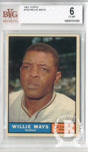 1961 Topps #150 Willie Mays