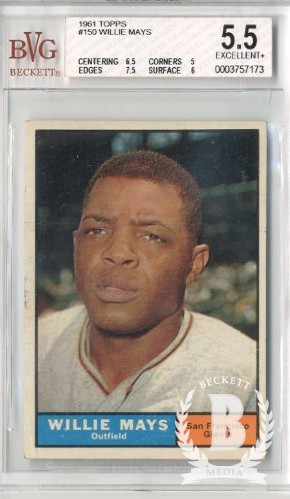 1961 Topps #150 Willie Mays