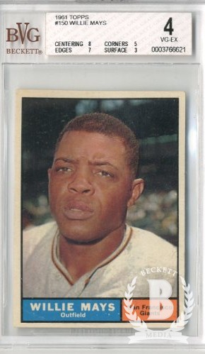 1961 Topps #150 Willie Mays