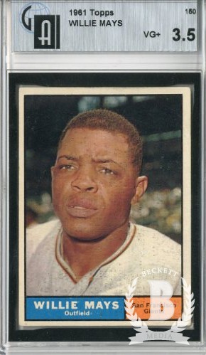 1961 Topps #150 Willie Mays