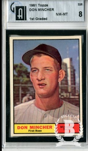 1961 Topps #336 Don Mincher