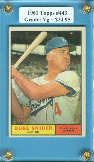 1961 Topps #443 Duke Snider