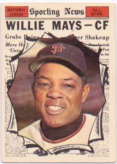 1961 Topps #579 Willie Mays AS