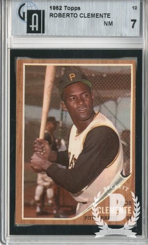 1962 Topps #10 Roberto Clemente