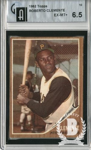 1962 Topps #10 Roberto Clemente