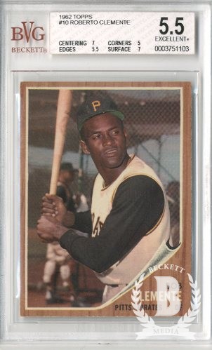 1962 Topps #10 Roberto Clemente