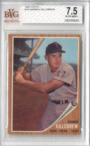 1962 Topps #70 Harmon Killebrew