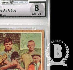 1962 Topps #135 Babe Ruth Special 1/Babe as a Boy