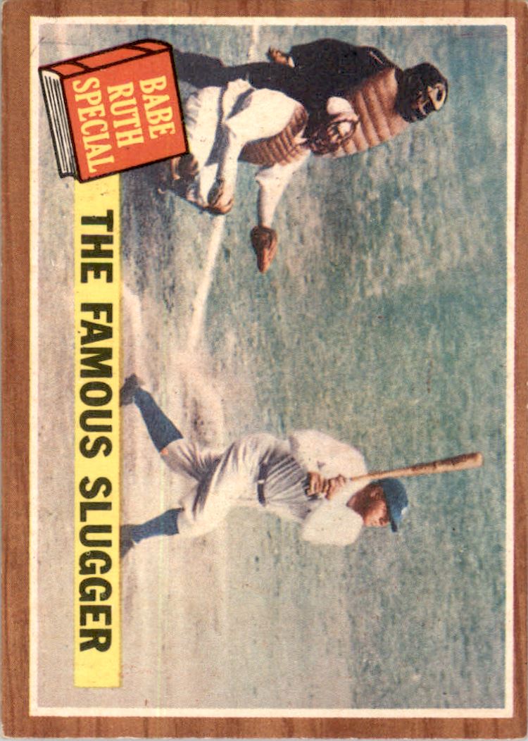 1962 Topps 138 Babe Ruth Special 4 The Famous Slugger EX