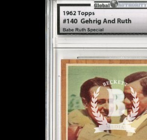 1962 Topps #140 Babe Ruth Special 6/Gehrig and Ruth