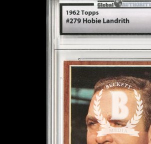 1962 Topps #279 Hobie Landrith UER/(Wrong birthdate)