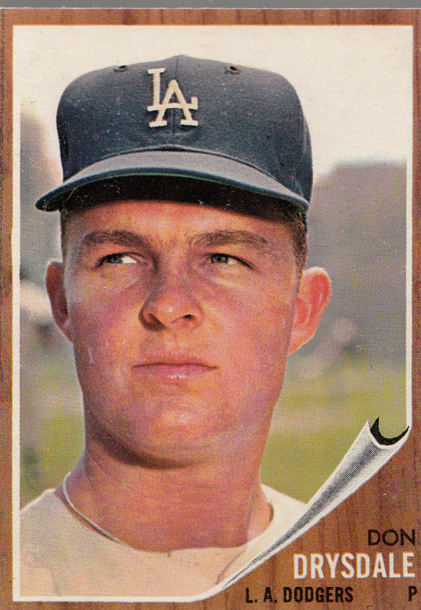 1962 Topps #340 Don Drysdale