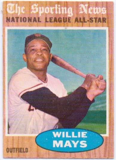 1962 Topps #395 Willie Mays AS